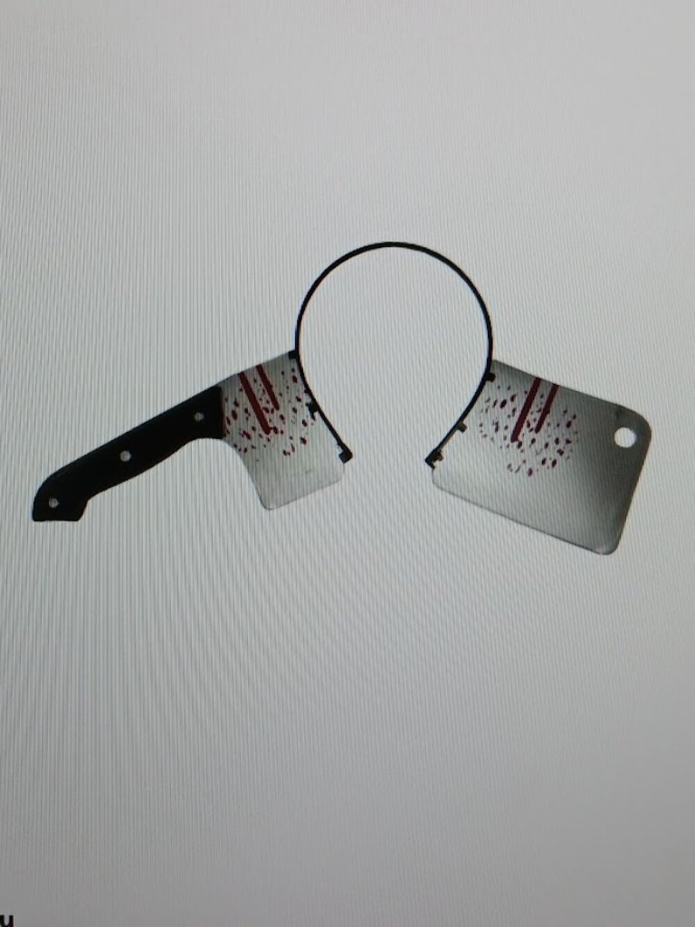 Halloween Bloody Axe/Cleaver/ Hatchet Headband Costume